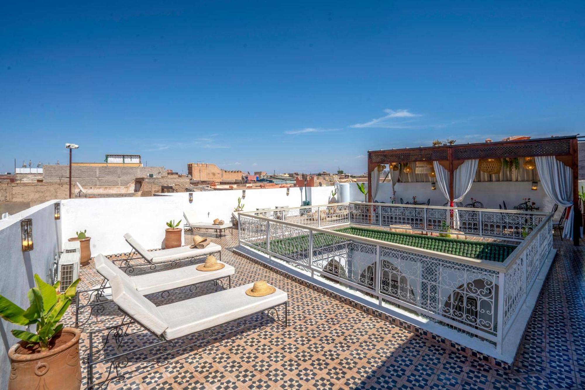 Riad Les Cornes De Gazelle Marrakesh Exteriör bild