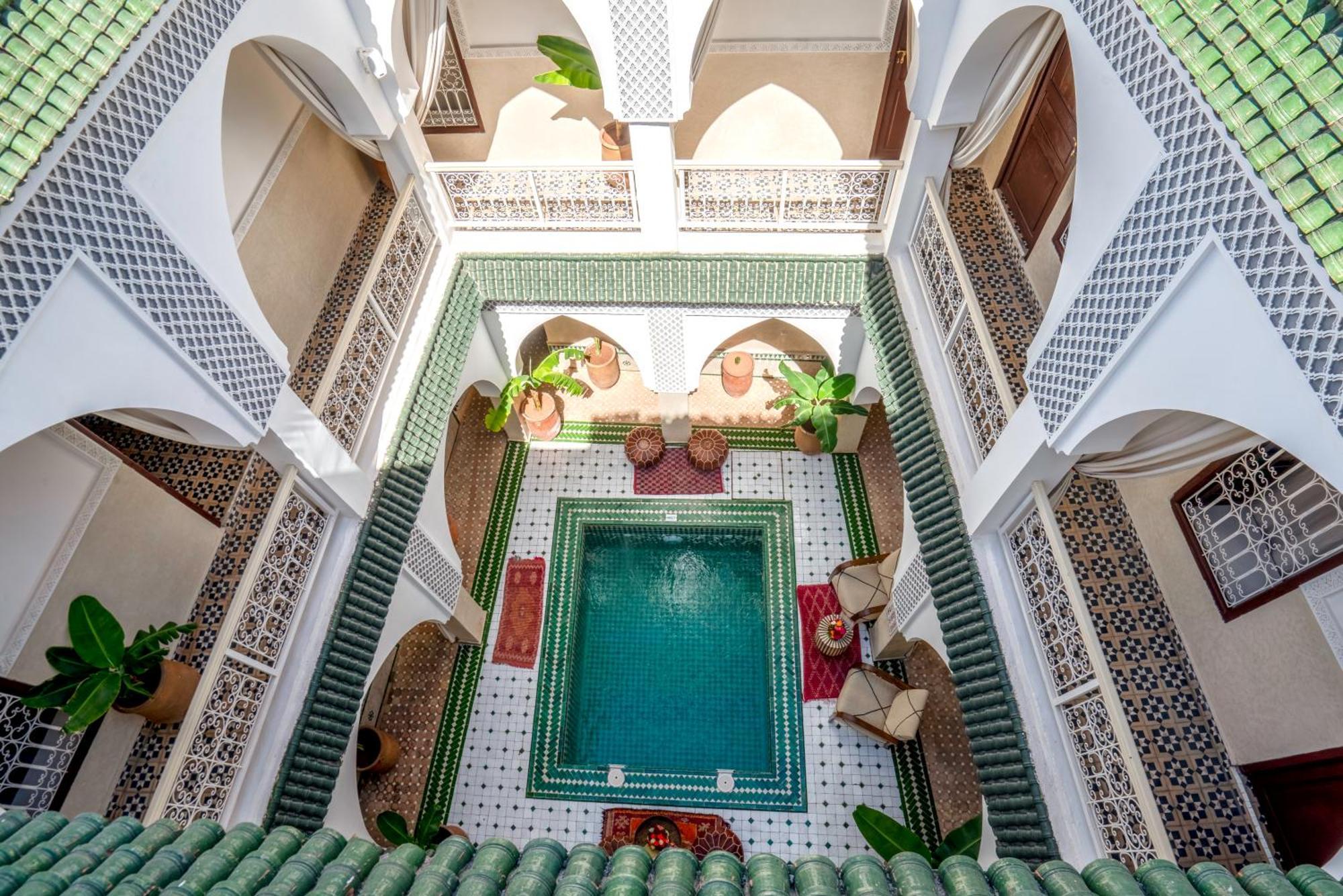 Riad Les Cornes De Gazelle Marrakesh Exteriör bild