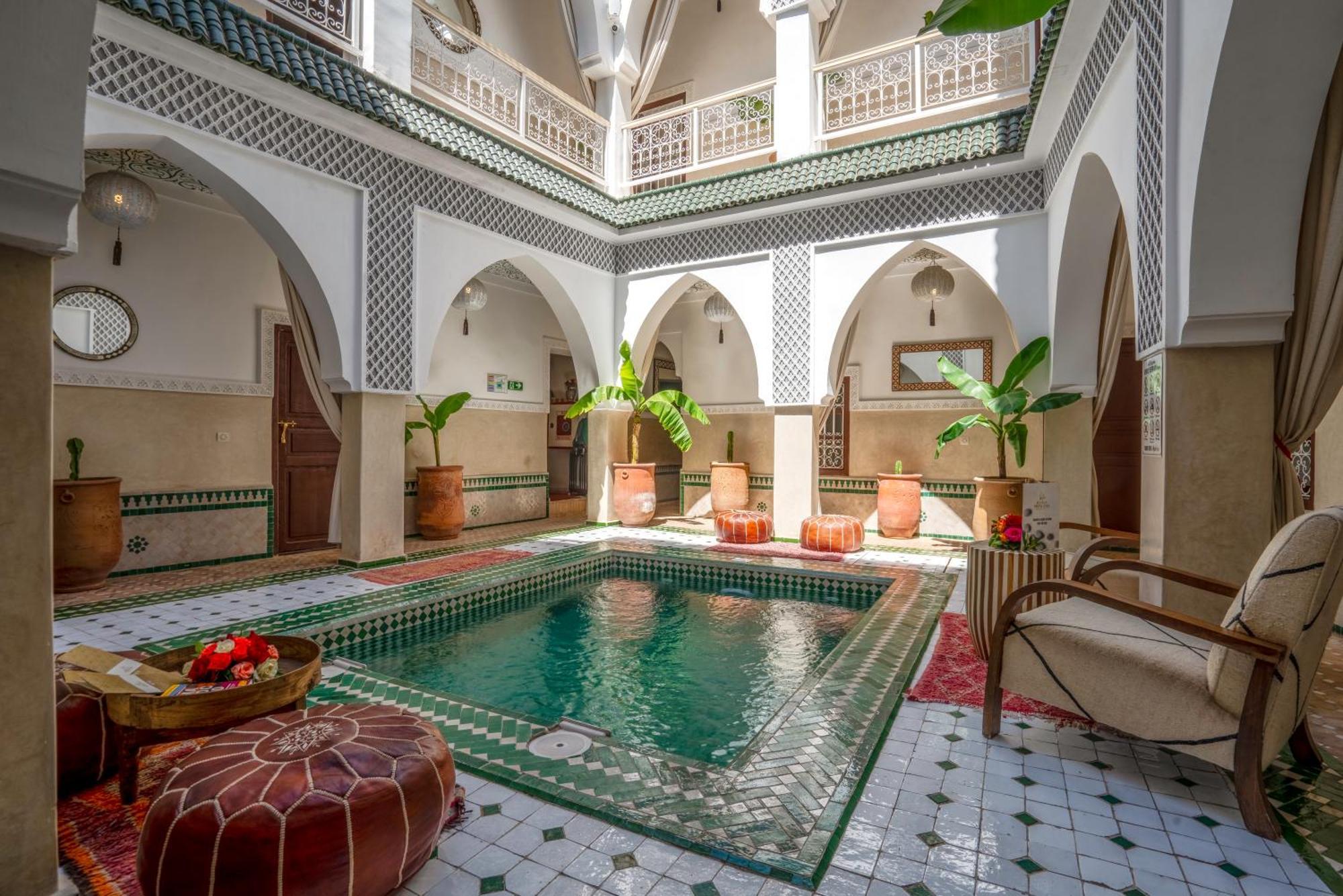 Riad Les Cornes De Gazelle Marrakesh Exteriör bild